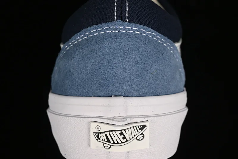 All categories Vans Vans series Vans Mid Vans Sk8-Mid Reissue 83 high-end branch blue stitching suede casual retro skateboard shoes VN000CQDDWR